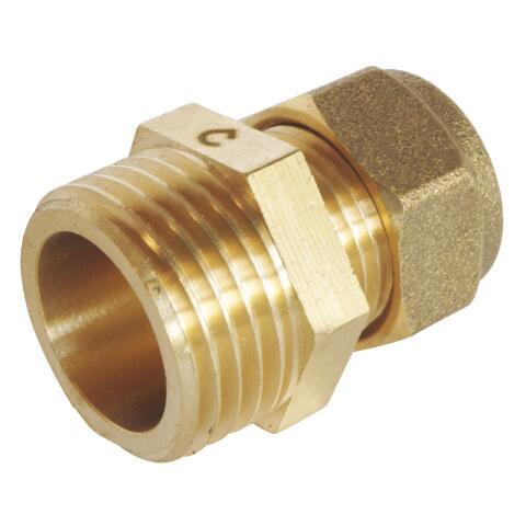 Raccord à compression laiton TC 12 - Mâle 15/21
